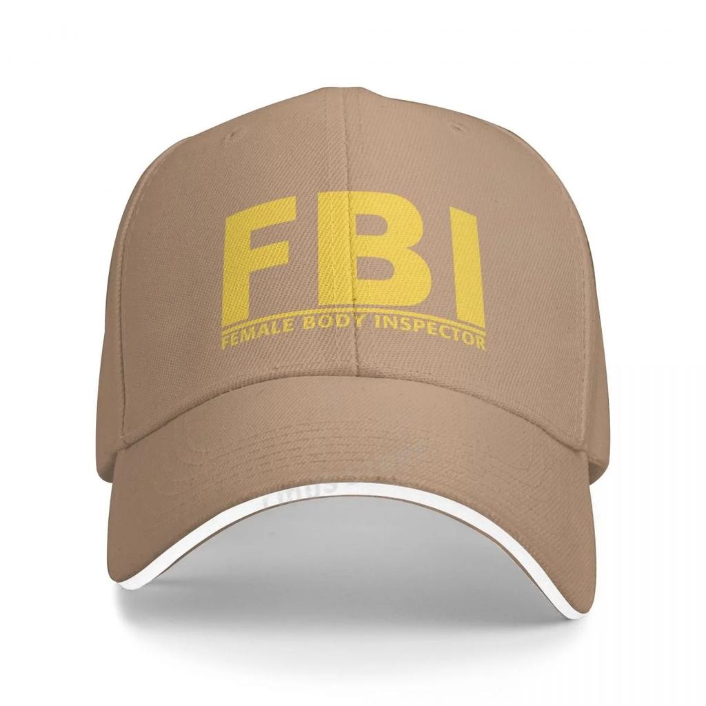 Fbi Funny FeUnisex Y Inspector Baseball Cap Hat Unisexs Women Fish Outdoor Hip Hop Boys Summer Sport Casual Printed Czapka