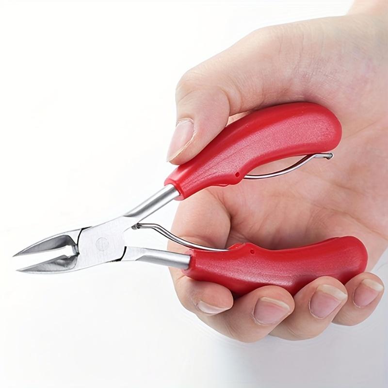 Stainless Steel Nail Clippers High-Precision Cuticle Trimmer for Easy Grip Thick Toenails & Fingernails