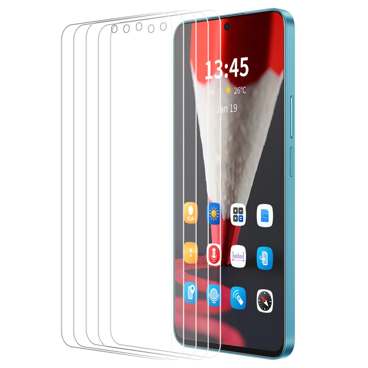 

ENKAY HAT PRINCE 5Pcs For Google Pixel 9 Pro Screen Protector 9H Hardness High Aluminum-Silicon Glass Film Type A