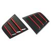 1 Pair Car Side Window Louver ABS Air Vent Scoop Shades Cover Blind Replacement for Dodge Charger 2015‑2022