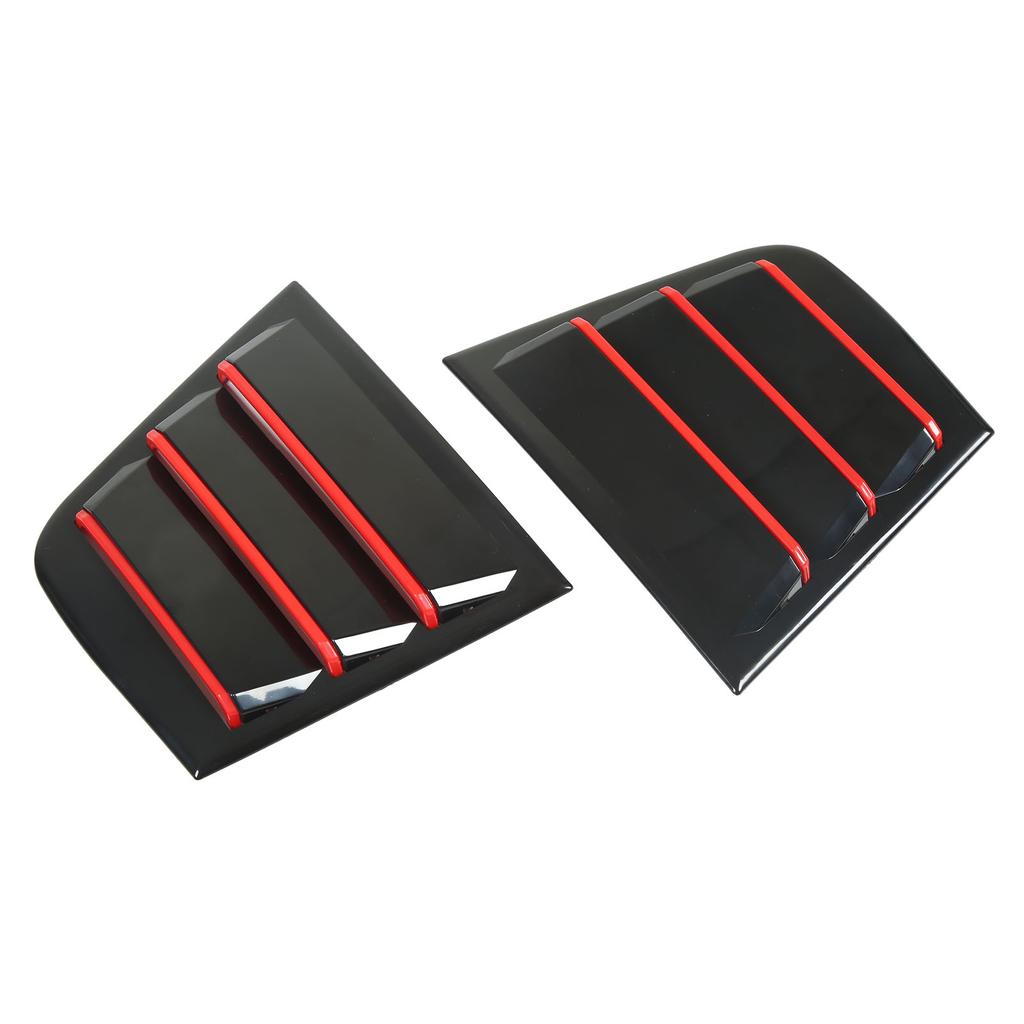 1 Pair Car Side Window Louver ABS Air Vent Scoop Shades Cover Blind Replacement for Dodge Charger 2015‑2022
