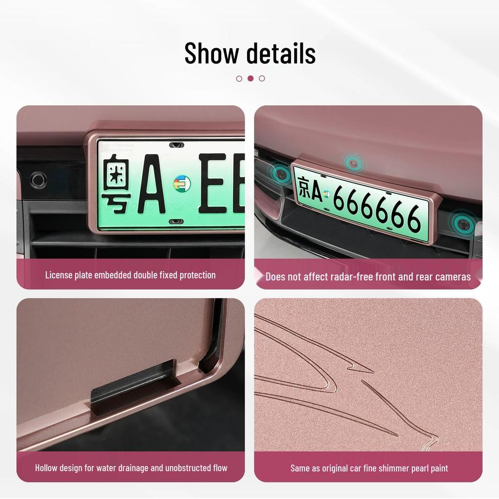 Fits Xiaomi YU7 License Plate Frames, Green Plates: New Traffic Regulation Protectors