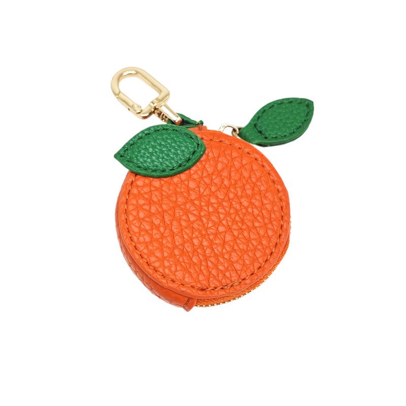 Fruit Coin Purse & Keychain with Anti-Lost Feature - Fashionable Access Card Holder and Pendant Accessory