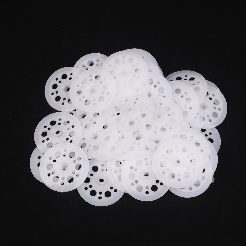 

50/100 шт. 45 мм пластиковые плоские шайбы для распределения нагрузки, полипропиленовая шайба для крепления винтов, изоляционные панели 50pcs