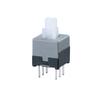 In Stock: 5.8x5.8 and 8.5x8.5 High/Flat Head Self-Locking Button Switch, Non-Locking Option Available
