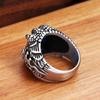 Vintage Viking Dragon Claw Stone Ring For Men Boy Stainless Steel Punk Rock Nordic Style Rings Fashion Jewelry Gift Dropshipping