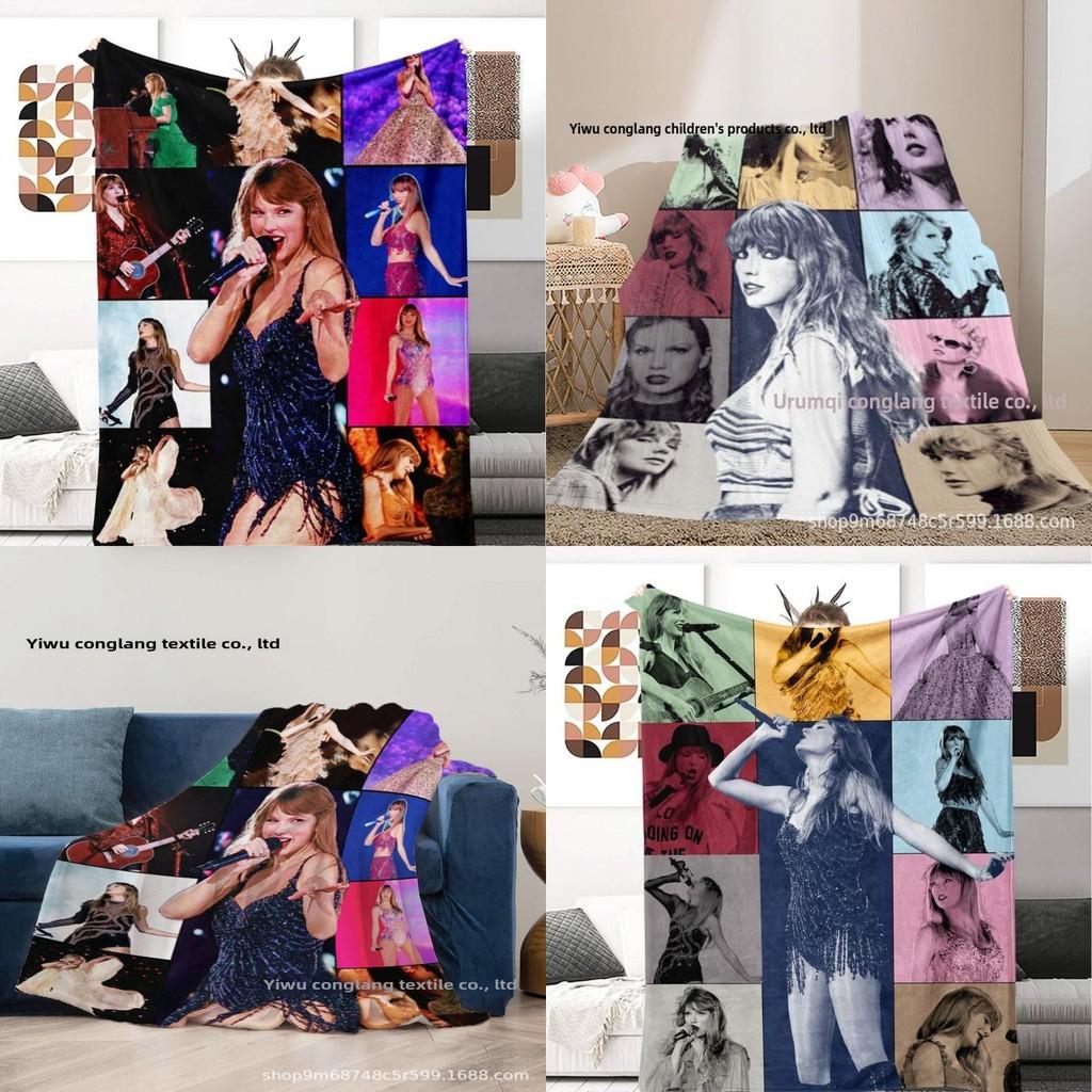 Taylor Swift Themed Blanket With Geometric Pattern For Office Nap And Home Relaxation
