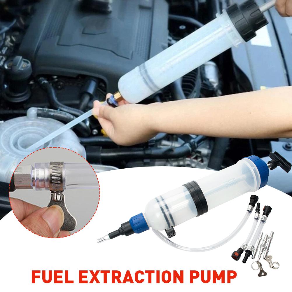 Ruční pumpa na odsávání paliva z auta, ruční pumpa na odsávání oleje, 1500cc, nástroj pro přečerpávání paliva pro brzdovou kapalinu, mazání, údržbu auta To N8g3