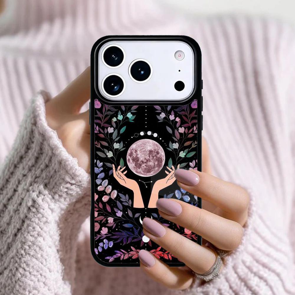 Occult Witchcraft Moon Gothic Witch Phone Case For Apple iPhone 17 Air 16E 15 14 Plus 13 12 11 Pro Max Mini Funda Cover