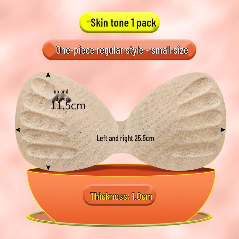 Seamless One-Piece Ultra-Thin Push-Up Sports Bra Pad Replacement