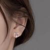 Asymmetrical Cat Fish Design Niche Earrings, High-End Trendy Ear Cuff Gift for Women Birthday
