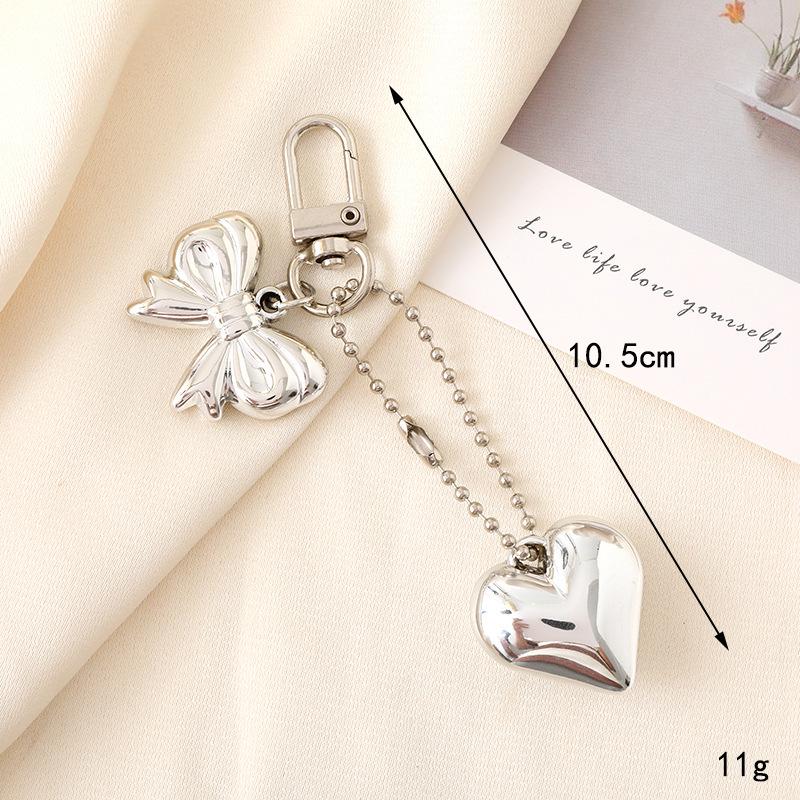 Handmade Colorful Bow Pendant Phone Case Keychain Lanyard Charm
