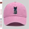 Pc Unisex Luminous Cat Print Pattern Baseball Cap Cute Pet Cat Print Is an Ideal Decorative Hat for Travel And ValentineS Day