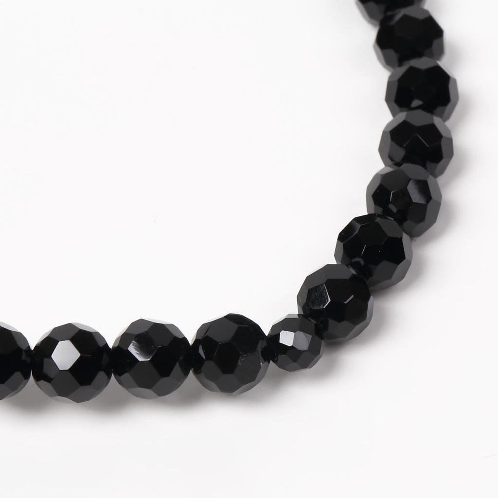 Nenjudo in Japan Prayer Luxury Natural Stone Black Onyx Cut Handmade Prayer Beads Pure Silk Tassel Domestic Prayer Beads that Can Be Used by All Sects