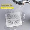 Disposable Square Floor Drain Hair & Mosquito Filter Stickers for Kitchen, Bathroom, Toilet