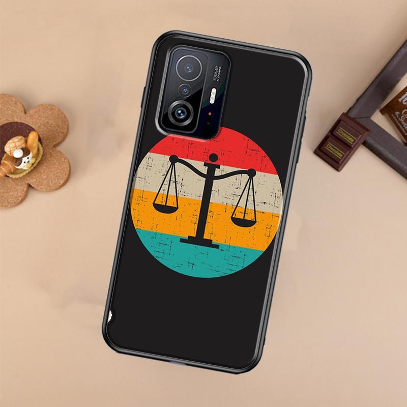 Lawyer Judge Pattern Art Case For Xiaomi POCO X7 X6 Pro X3 X5 M6 F3 F5 F6 Pro 11T 12T 13T 14T Pro 13 14 Ultra Cover