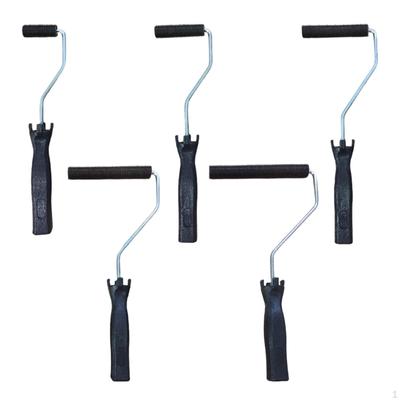 5 Piezas de Herramientas Rodillo de Fibra de Vidrio, Paleta de Burbujas Antideslizante Manual para Laminado de Resina