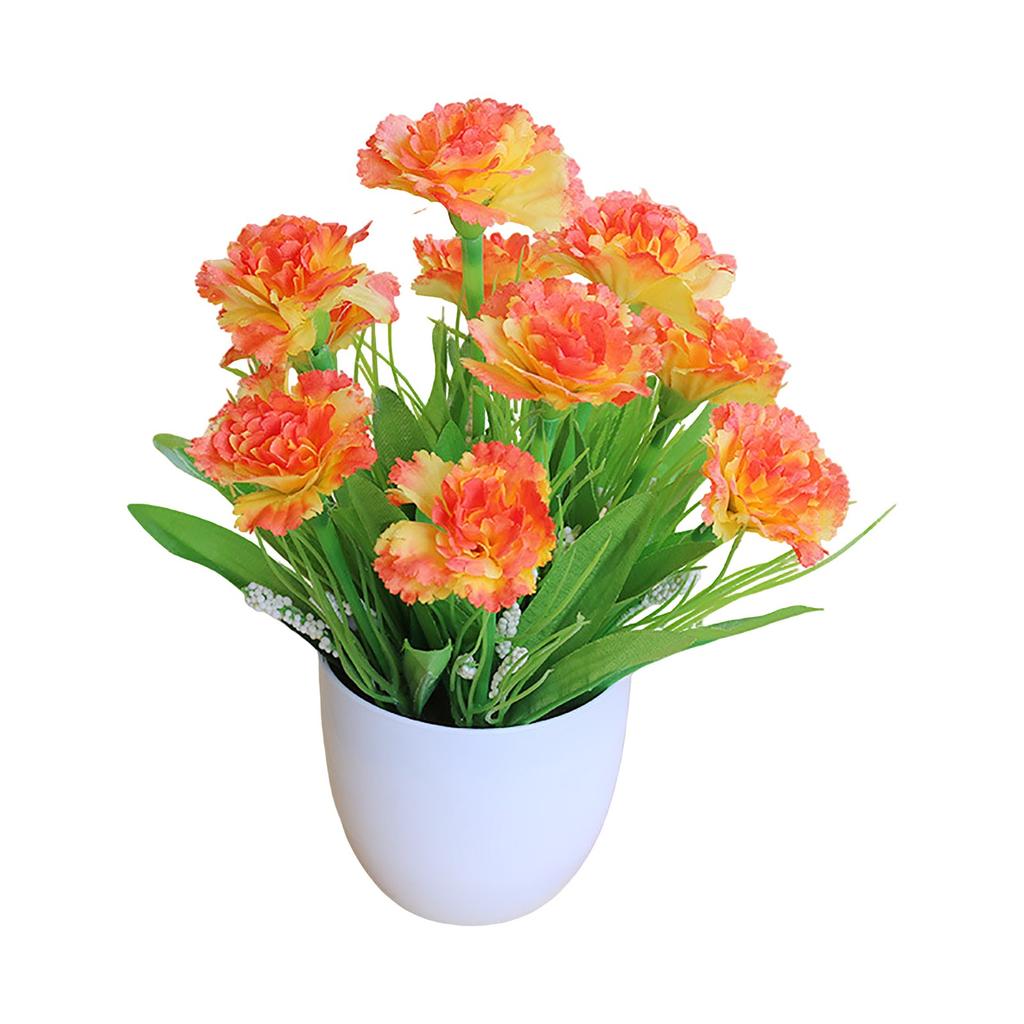 Simulace zelených rostlin v květináčích, ozdoby do květináčů, kombinace rostlin, vnitřní stolní ozdoby, simulace umělých květin, rostlin, bonsaje