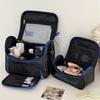 Cute Ballet Style Leather Cosmetic Bags Large Capacity Handbag Travel Portable Storage Bags Toiletry Bags Girly Makeup Bag Gifts