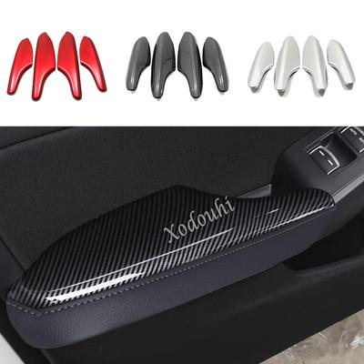 Car Cover Inner Door Armrest Panel Cover Trim Accessories Decoration Frame Stickers 4PCS For Honda Civic 11th Gen 2024