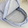 Schoolbag Striped Stars Backpack Schoolgirl Class School Bag Commuter Bag Outdoor Leisure Travel Lace Bow Backpack