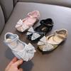 Autumn New Style Ladylike Baby Girl Girls' Princess Rhinestone Flat Shoes, Leather Shoes, Dance Performance Shoes