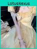 French Romantic Sweet Floral Dress With Knit Fabric And Sleeveless Design For Summer Fashion