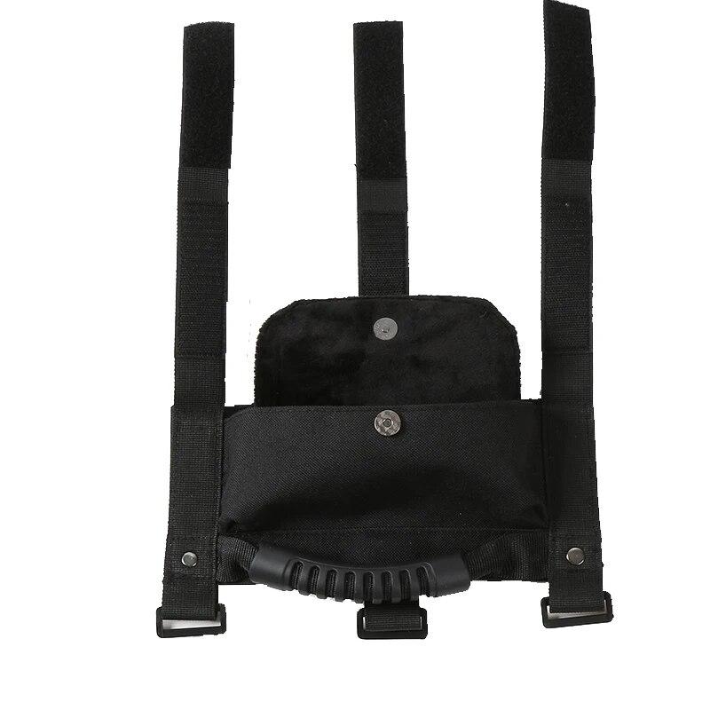 

TESIN Автомобильная ручка-поручень с держателем для солнцезащитных очков, сумка для хранения, подлокотник, сумка, аксессуары для Jeep Wrangler CJ TJ JK JL чёрный