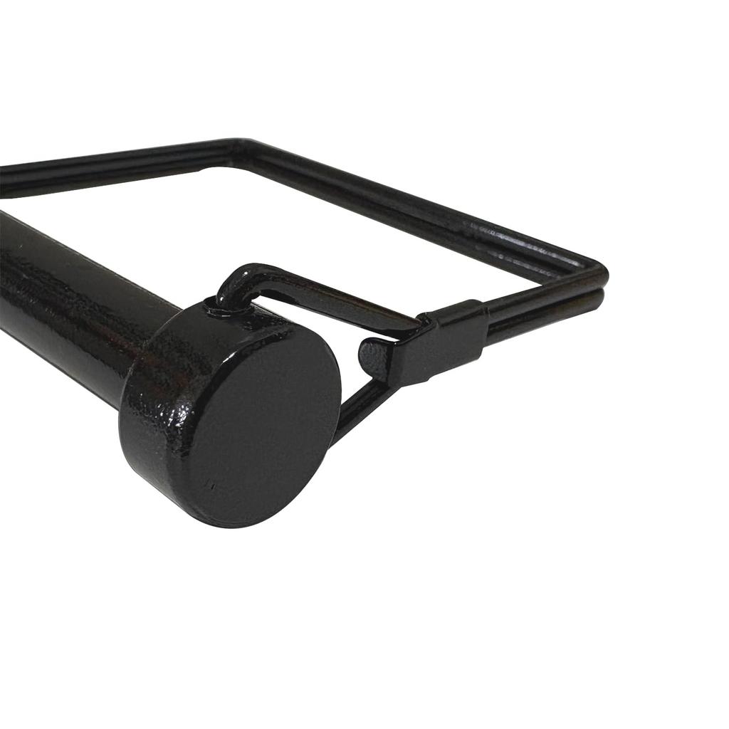 2 Pack 3/8 X 2-3/4 Trailer Hitch Pin Heavy-Duty Black Zinc Steel Hitch Lock Pin With Secure Clip Coupler Locking Pin For Towing Truck Tractor PTO