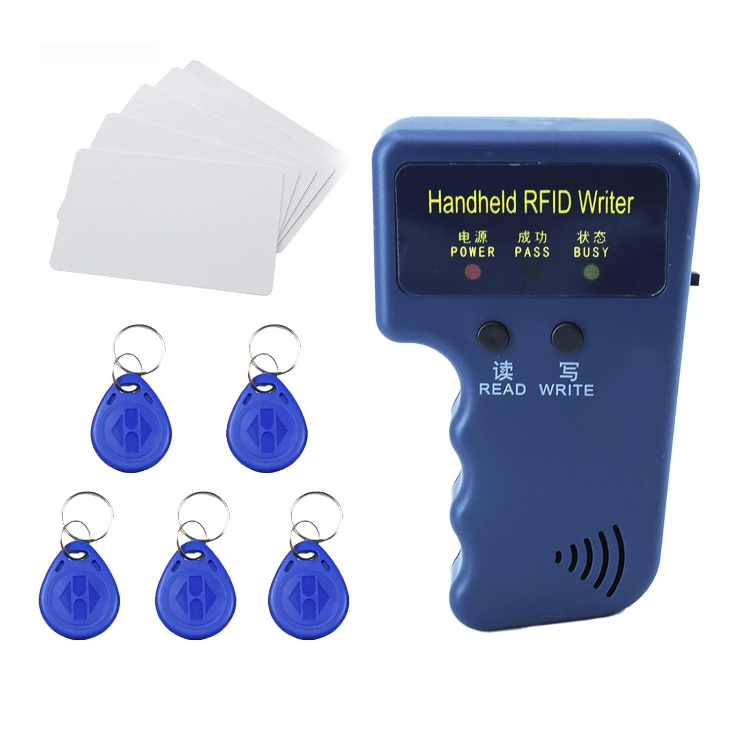 Ручной RFID считыватель-записыватель 125 кГц RFID записыватель-копировщик дубликатор смарт-карт ID Используется для T5577 или EM4305