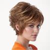 Women’s Natural Looking Short Curly Wig Heat-Resistant Synthetic Fiber Curly Full Wig