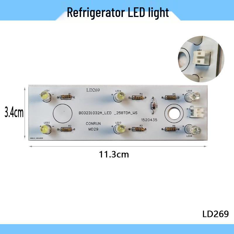 Ronshen Kühlschrank LED-Licht für Gefrierschrank (Modell B032310032A/BCD-258TDA1520435)