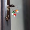 Charm Alloy Mushroom Keychain With Handmade Glass Detail Suitable For Any Occasion