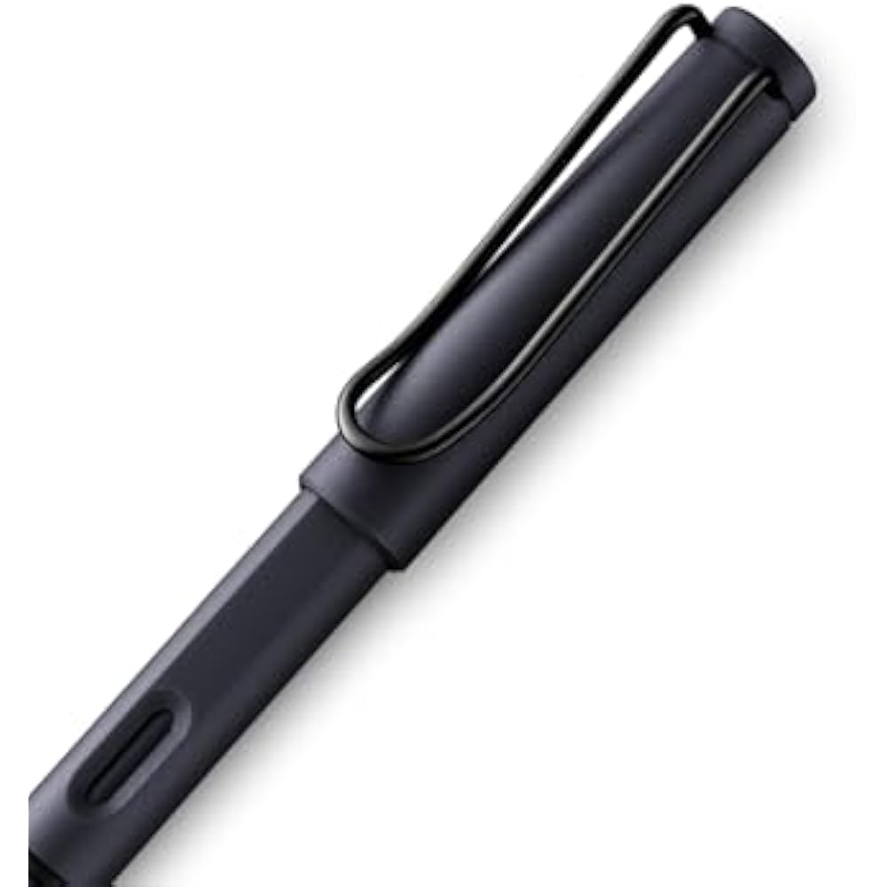 LAMY Lamy Fountain Pen EF Ultra Fine Safari Steel Black L0E2-EF Regular Imported
