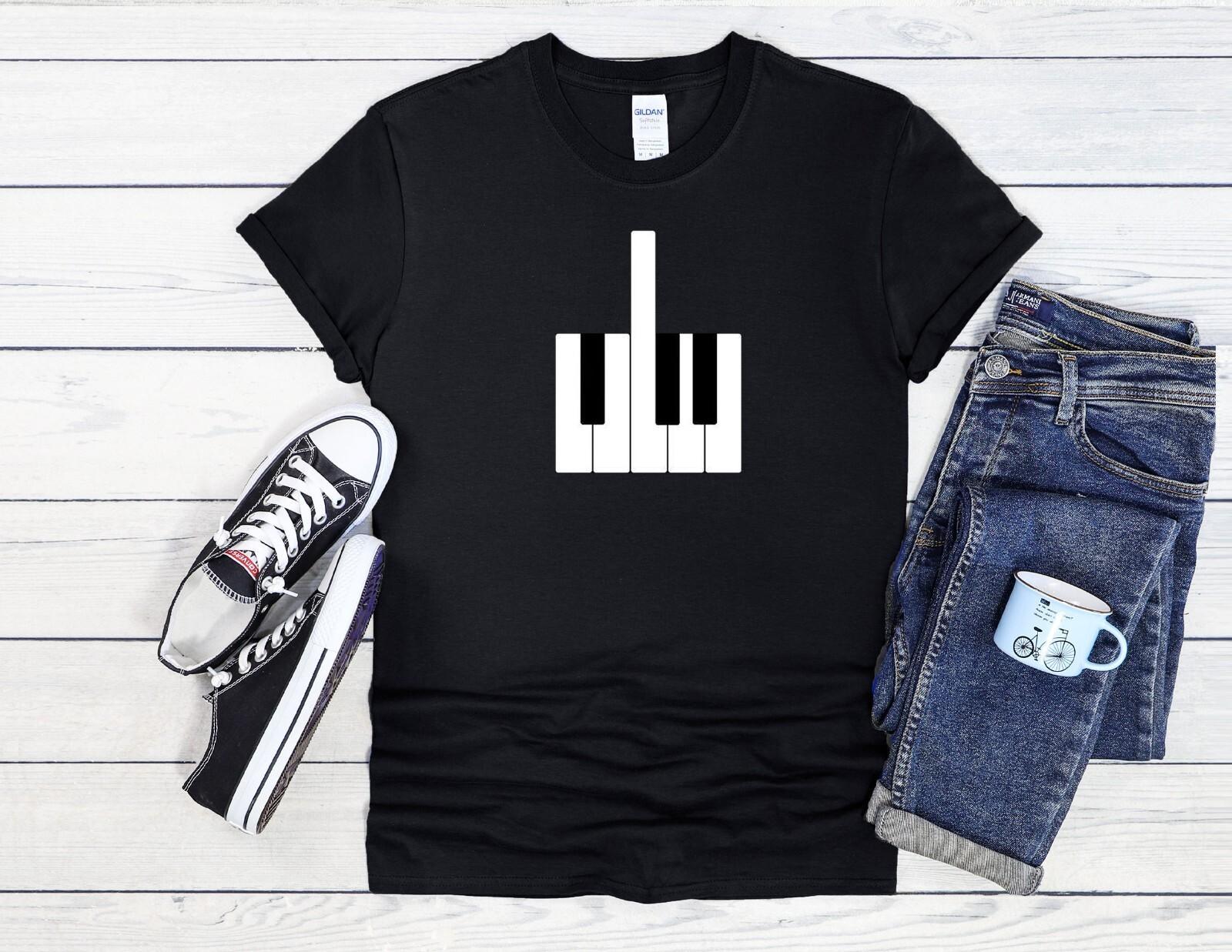

26 Middle Finger Piano Music Cool Men Women Unisex T Shirt Hoodie Baseball 3936 Unisex T-Shirt XXXXL