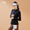 Anta Women's Half-Zip Long-Sleeve Knit Sports Top
