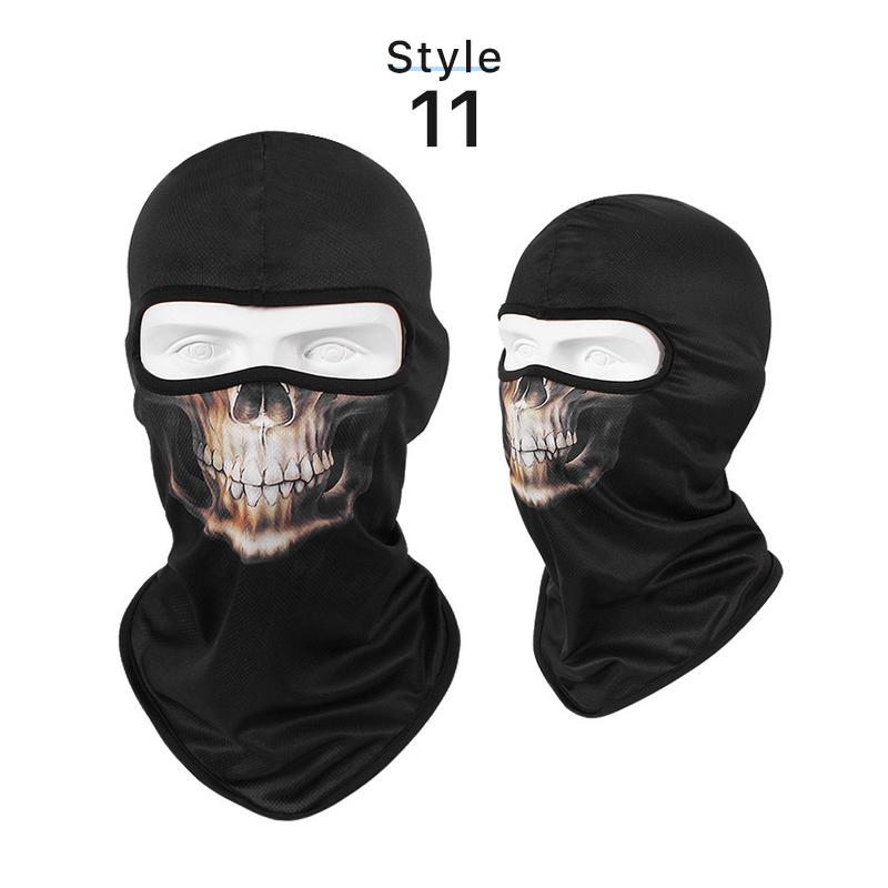 Skull Balaclava Full Face Cover Bandana for Outdoor Cycling Face Mask Gaiter Λαιμός Αξεσουάρ μοτοσυκλέτας