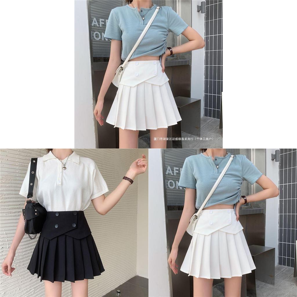 Womens High Waist Short Skirt With Embroidered Pattern For Summer Casual Wear