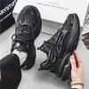 Mesh Sports Shoes for Men's Spring/autumn New Breathable Thick Soles with Increased Height Dad Shoes Mans Casual Shoes Sneakers