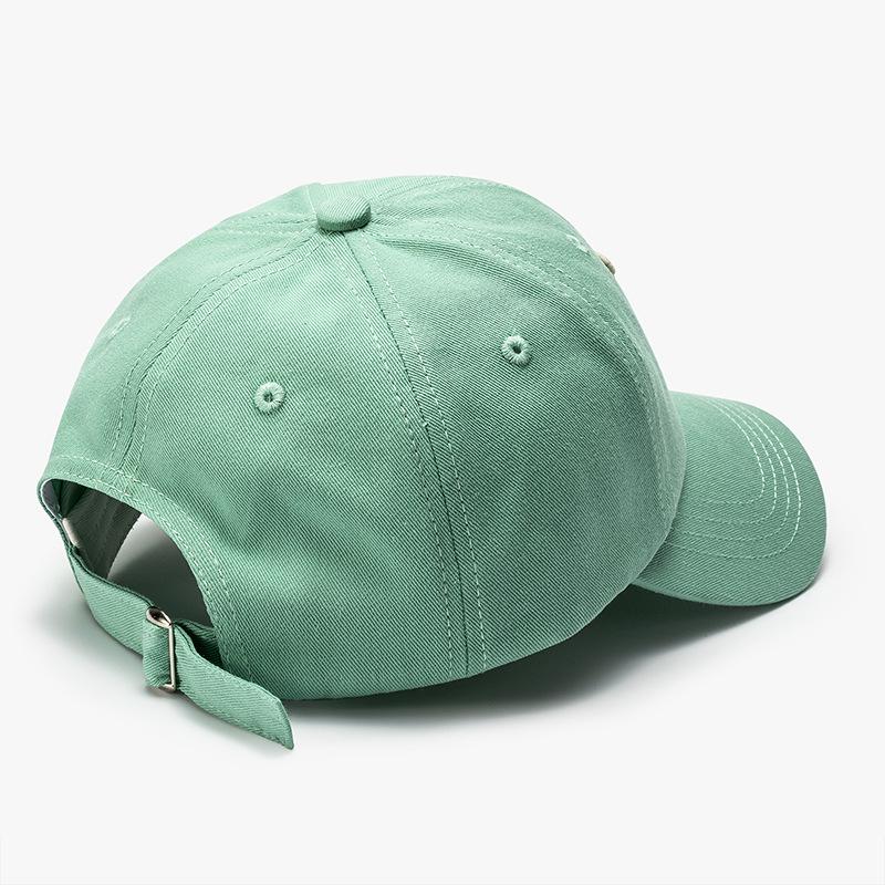 Koreanischer Stil Buchstabe R Baseballkappe Frühling Sommer Damen Zopfhüte Herren Baseballkappe Baumwolle Outdoor Einfache Schirmkappe Freizeitkappe Neu