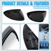 Left Right Car Rear View Mirror Cover Shell Cap Housing for VW Tiguan 2008-2016 Sharan 2012-2018 Skoda Yeti 2008- 5N0857537