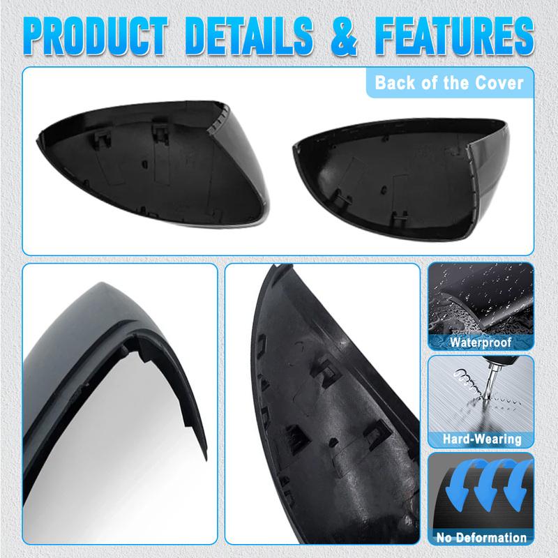 Left Right Car Rear View Mirror Cover Shell Cap Housing for VW Tiguan 2008-2016 Sharan 2012-2018 Skoda Yeti 2008- 5N0857537
