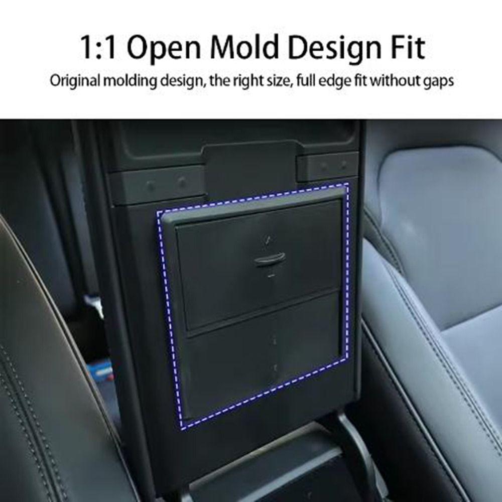 Plastic Car Center Console Organizer Protective Privacy Storage Box for Car