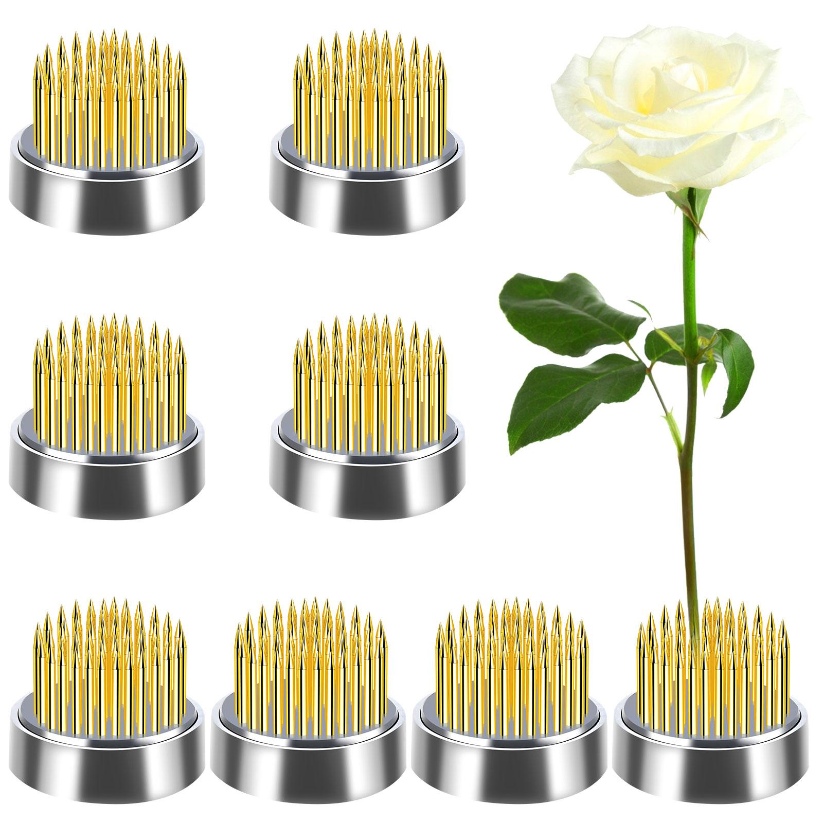 

8 шт. Портативная цветочная композиция с медными штифтами, круглая цветочная композиция