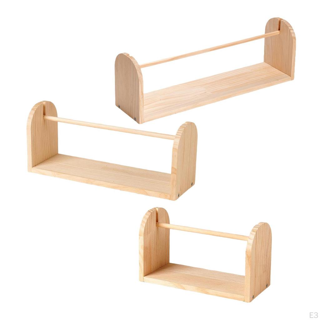 Häkelgarnhalter Tragbares Häkelzubehör, Organizer, Stabil, Einzeln Drehende Aufbewahrung Holz