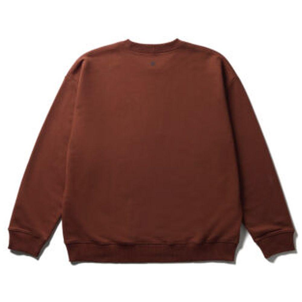 Snow Peak Sweat New Standard Square Logo Pullover Light Brown [m Size]