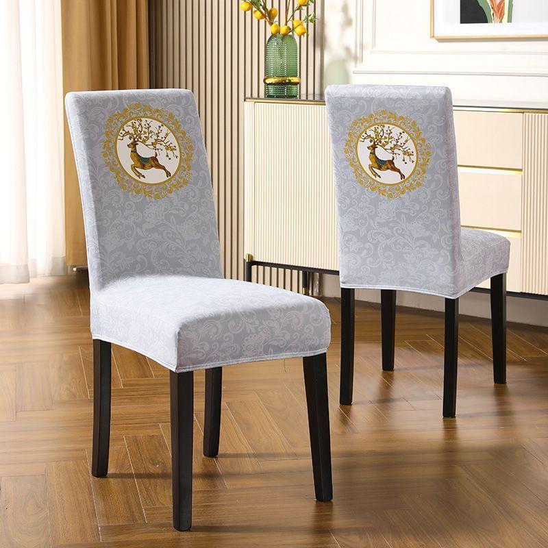 Premium Chair Cover Summer Dining Table Chair Cover 2023 Chair Cover One-Piece Seat Cover European Chair Cover