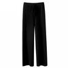 Autumn and Winter Temperament Wool High Waist Loose Wide Leg Pants Women's Cloud Casual Soft Waxy Wool Straight Trousers