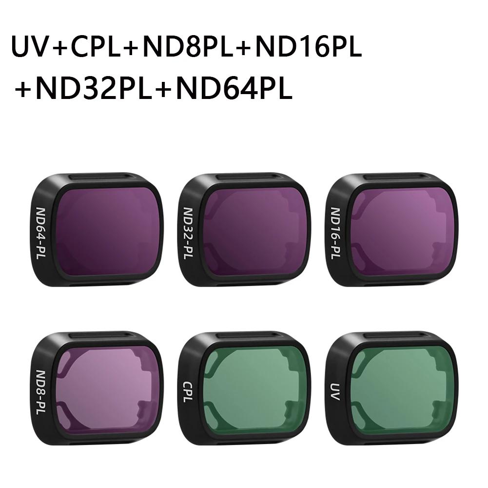 Aluminiumlegierung Kameraobjektivfilter Glas Schutzfilter Objektiv UV CPL Ersatz Drohnenzubehör für DJI Mini 3 Pro