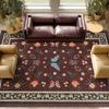 Soft Flower Carpet Non-slip Door Gasket Durable Blanket  for Living Room Tea Table Bedside